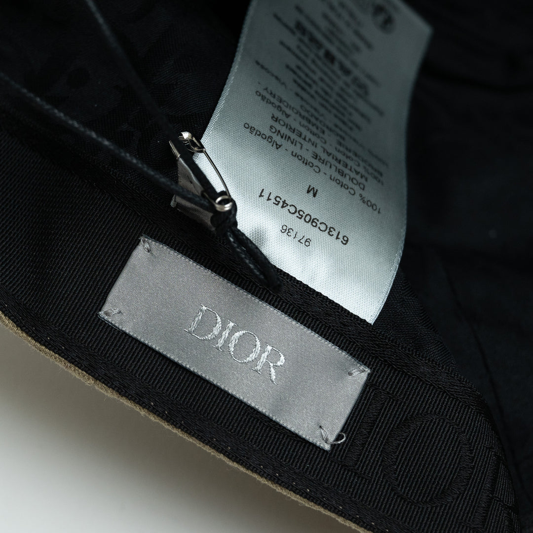 Dior Khaki Baseball Cap with Black Logo size M
