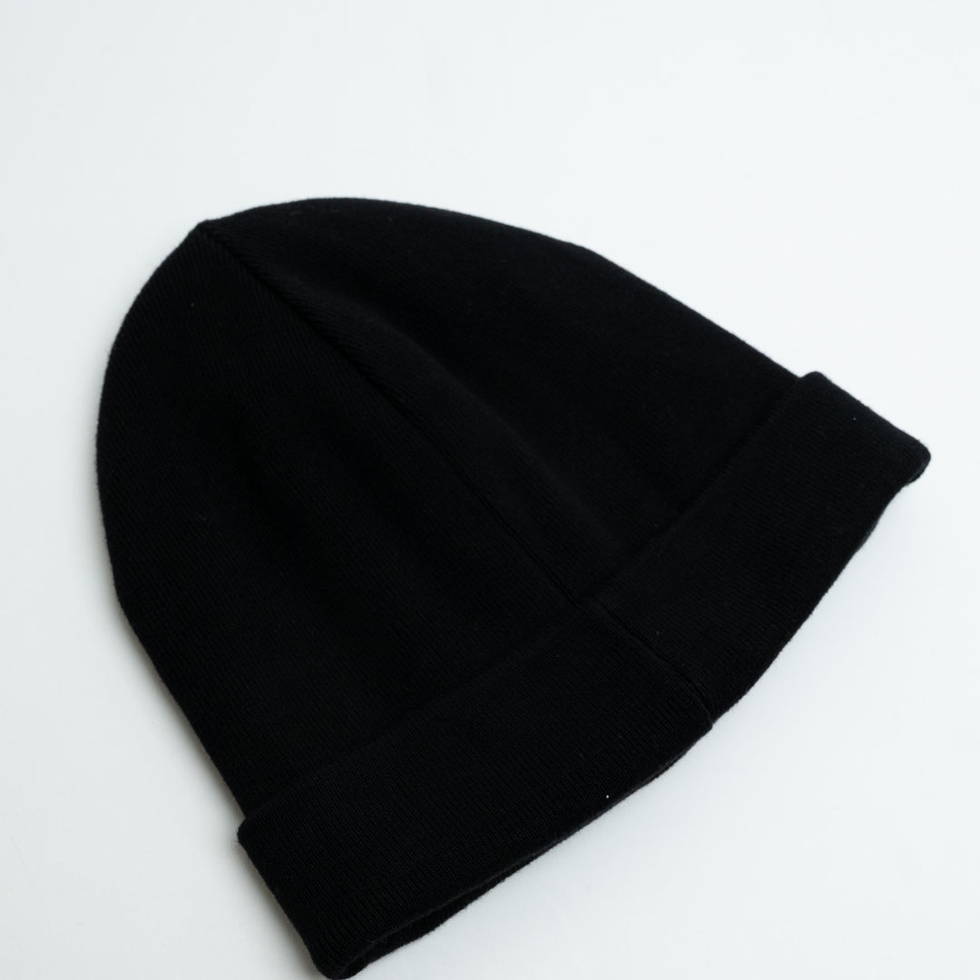 Givenchy Black Knit Logo Beanie