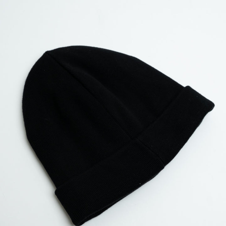 Givenchy Black Knit Logo Beanie