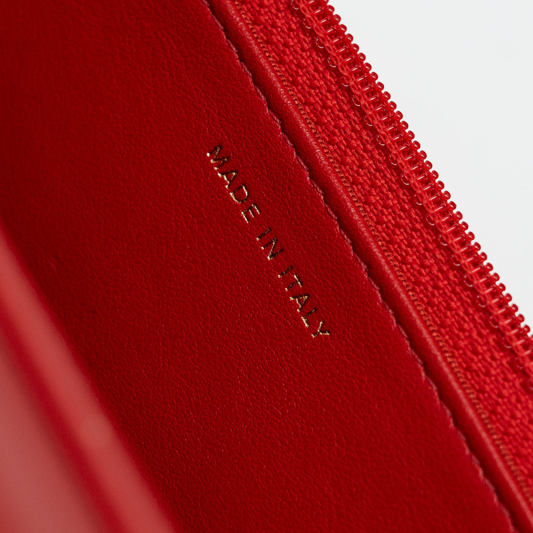 Pre-Loved Chanel™ Orange Tweed 2.55 Wallet on Chain