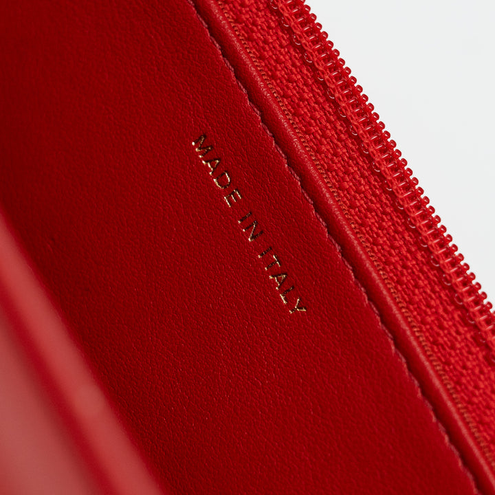 Pre-Loved Chanel™ Orange Tweed 2.55 Wallet on Chain
