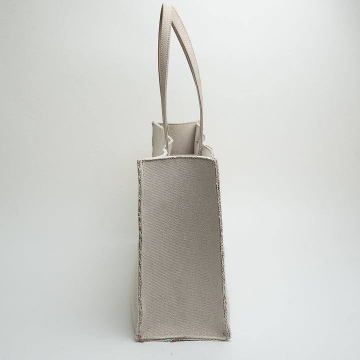 Givenchy Beige Canvas Logo Large Shopper G-Tote