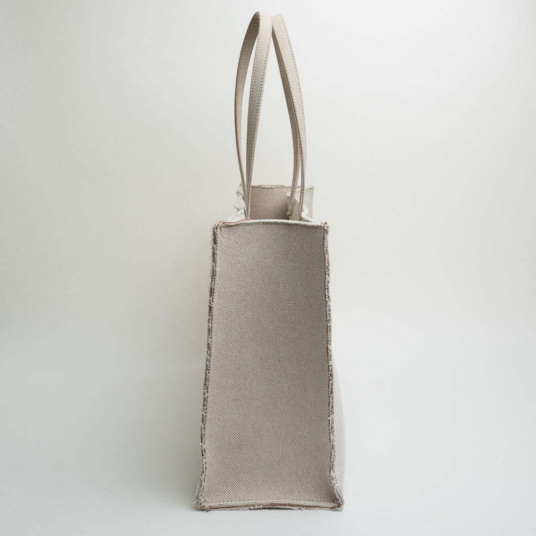 Givenchy Beige Canvas Logo Large Shopper G-Tote