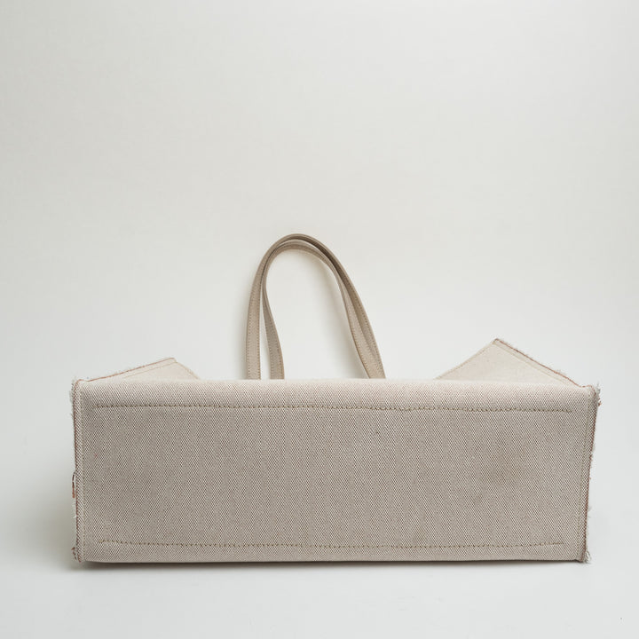 Givenchy Beige Canvas Logo Large Shopper G-Tote