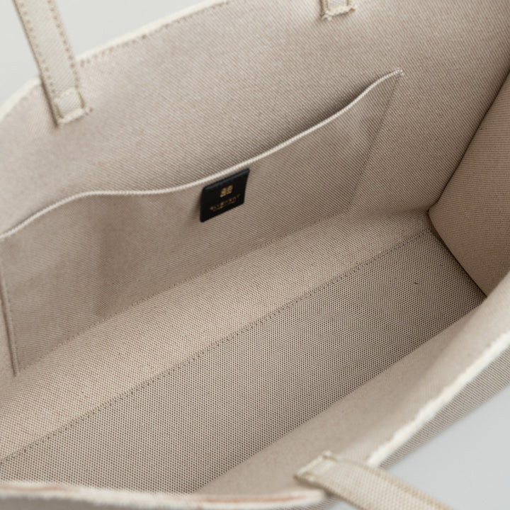 Givenchy Beige Canvas Logo Large Shopper G-Tote