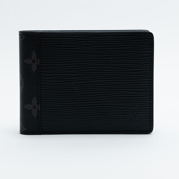 Louis Vuitton Black Epi Leather & Monogram Canvas Multiple Wallet