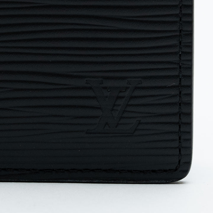 Louis Vuitton Black Epi Leather & Monogram Canvas Multiple Wallet