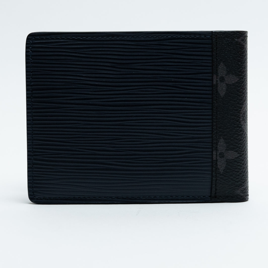 Louis Vuitton Black Epi Leather & Monogram Canvas Multiple Wallet