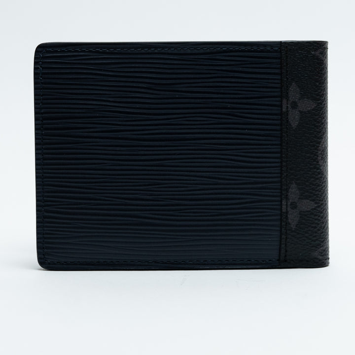 Louis Vuitton Black Epi Leather & Monogram Canvas Multiple Wallet