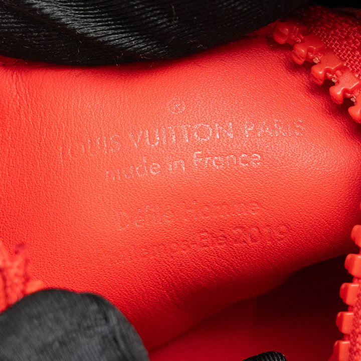 Louis Vuitton Red Empreinte Leather Pochette Cles Coin Purse