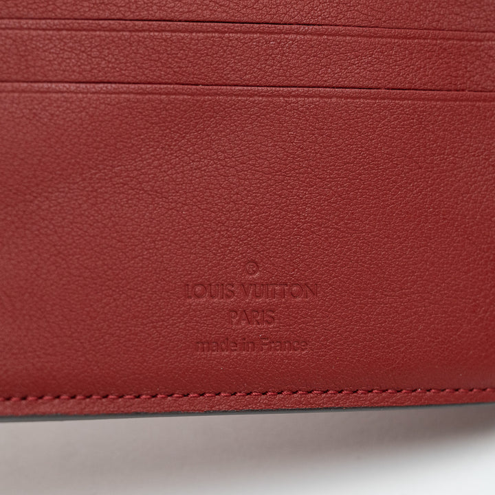 Louis Vuitton Red Taurillion Leather Wallet