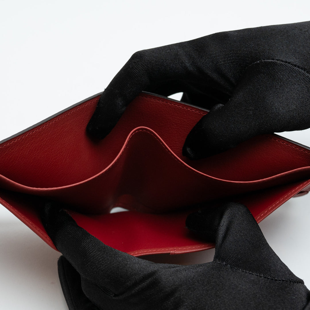 Louis Vuitton Red Taurillion Leather Wallet