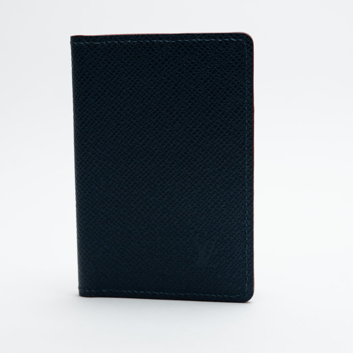 Louis Vuitton Bleu Marine Taiga Leather Pocket Organizer