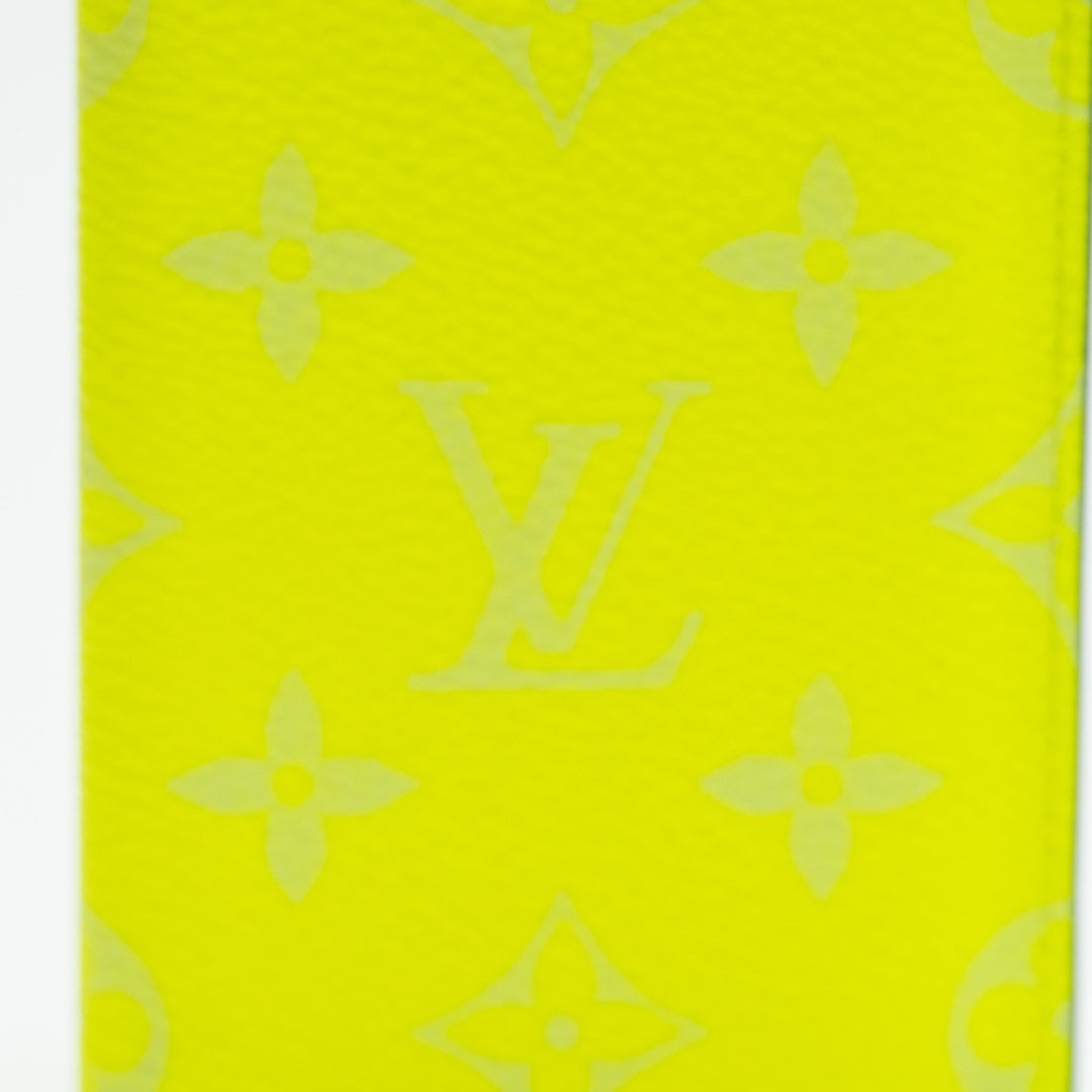 Louis Vuitton Neon Yellow Monogram Canvas Taigarama Pocket Organizer
