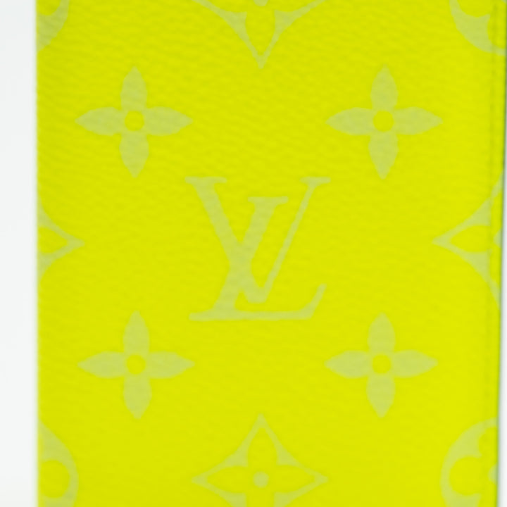 Louis Vuitton Neon Yellow Monogram Canvas Taigarama Pocket Organizer