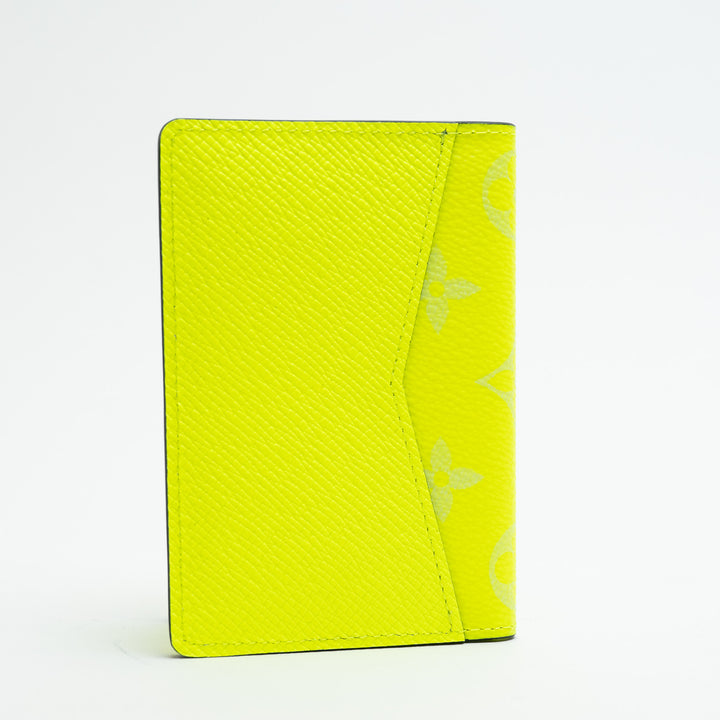 Louis Vuitton Neon Yellow Monogram Canvas Taigarama Pocket Organizer