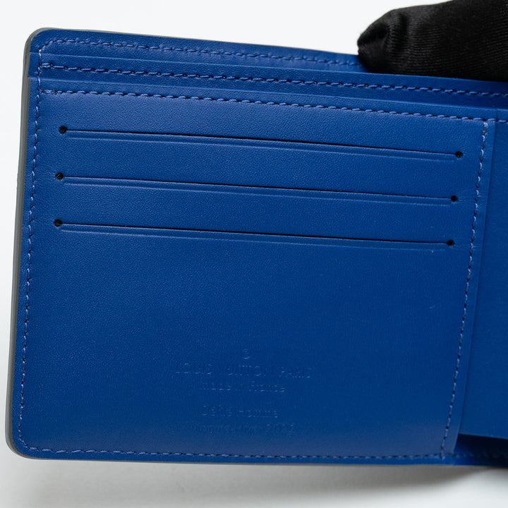 Louis Vuitton Grey Monogram Taurillon Leather Climbing Multiple Wallet