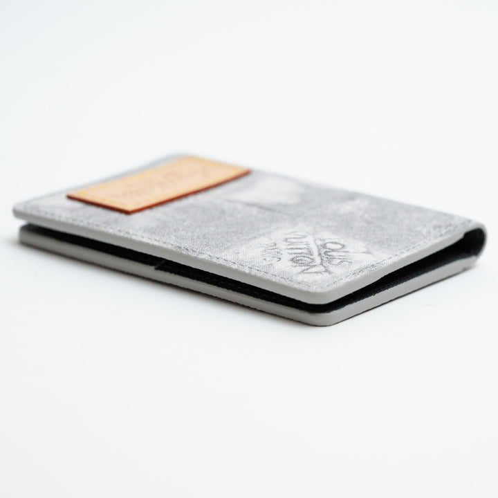 Louis Vuitton Light Grey Salt Stone Grained Calf Leather Pocket Organizer