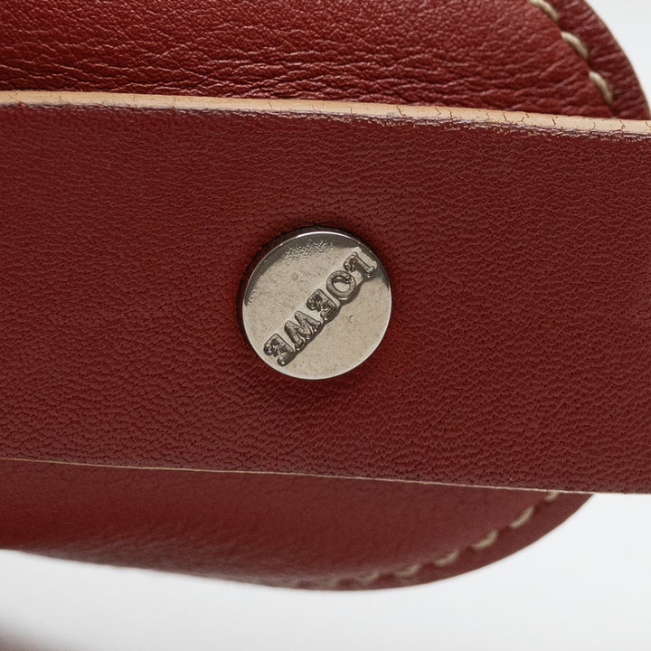 Loewe Terracotta Red Nappa Leather Vintage Shoulder Bag