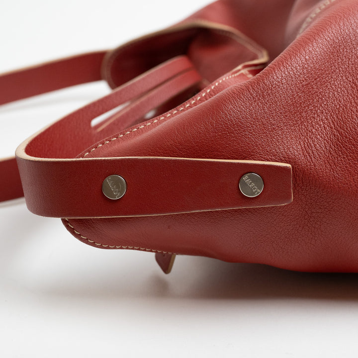 Loewe Terracotta Red Nappa Leather Vintage Shoulder Bag