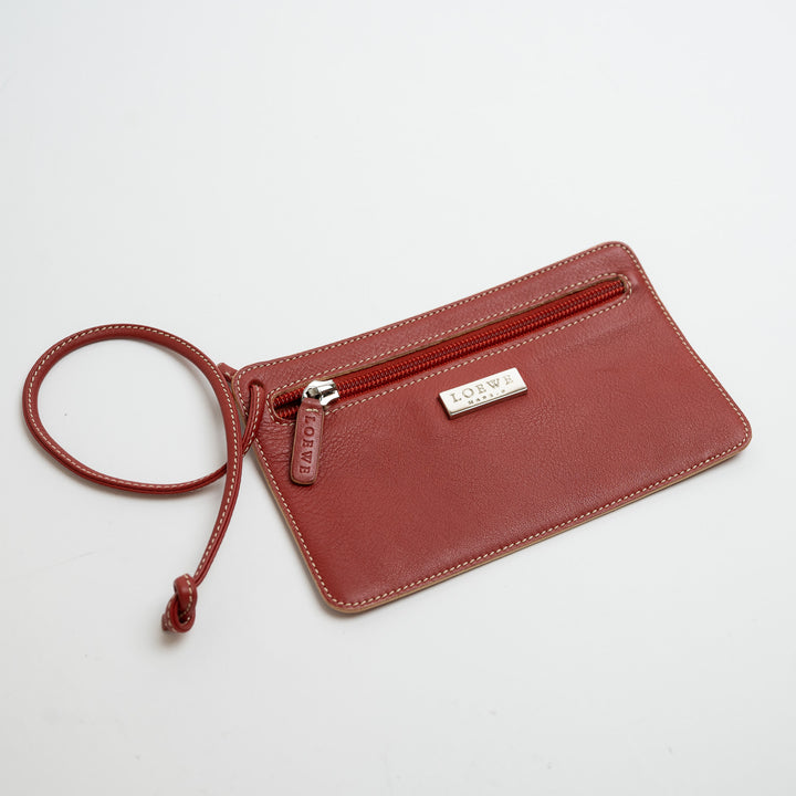 Loewe Terracotta Red Nappa Leather Vintage Shoulder Bag