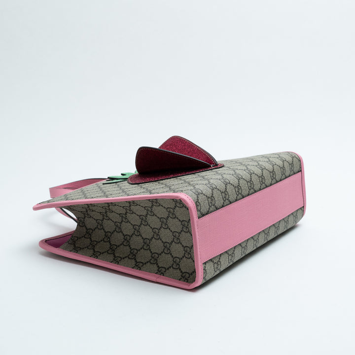 Gucci GG Supreme Canvas 3D Children's Strawberry Tote