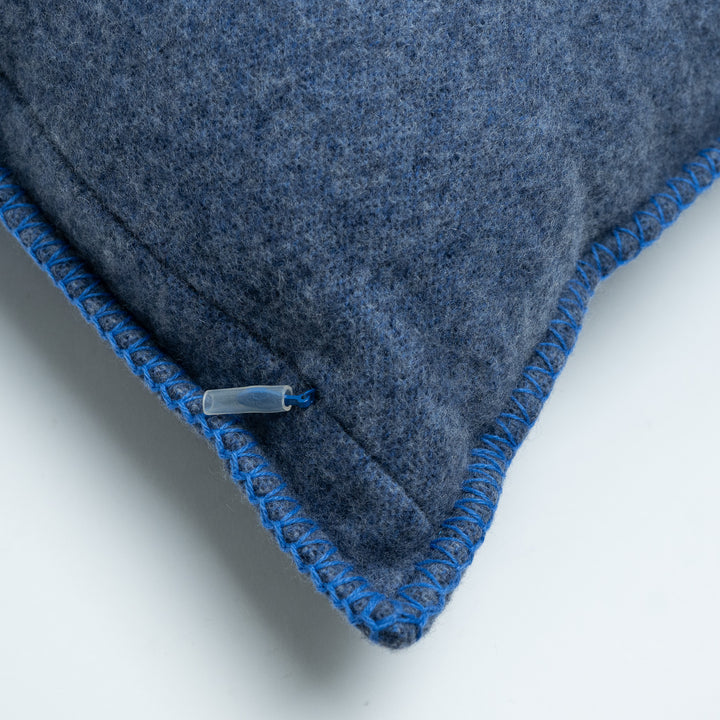 Louis Vuitton Blue Cashmere LV Striped Pillow