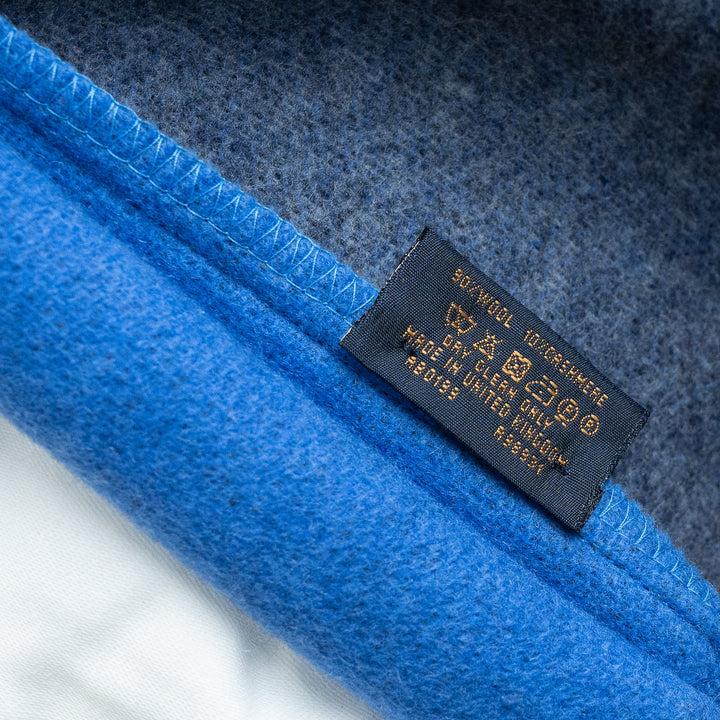 Louis Vuitton Blue Cashmere LV Striped Pillow