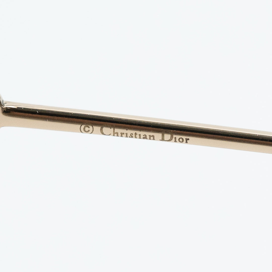 Dior Square Frame Sunglasses with Blue Tinted Lenses