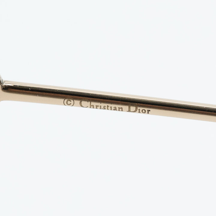 Dior Square Frame Sunglasses with Blue Tinted Lenses