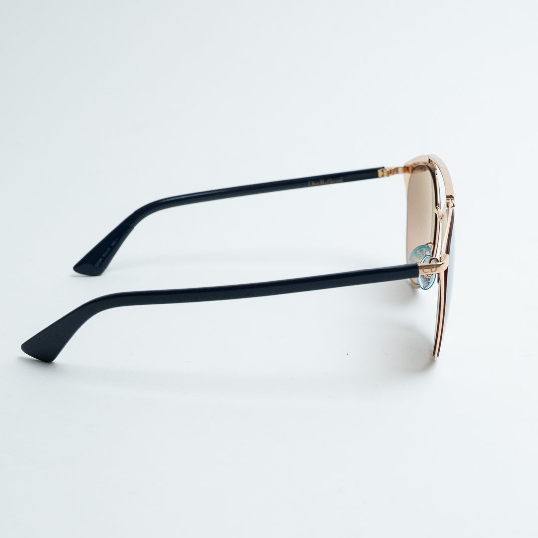 Dior Rose Gold DiorReflected Geometric Aviator Sunglasses
