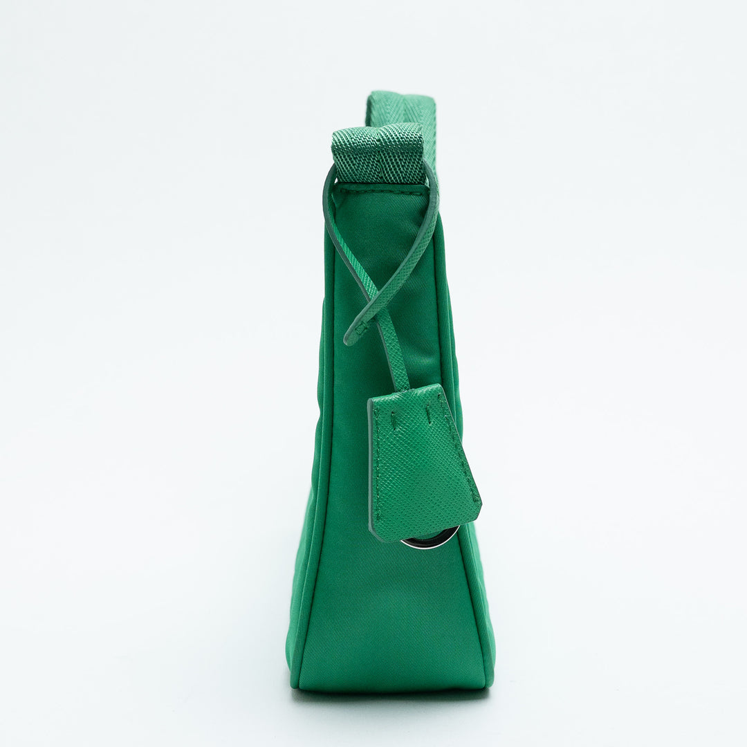 Prada Re-Edition 2000 Mini Green Hobo Bag