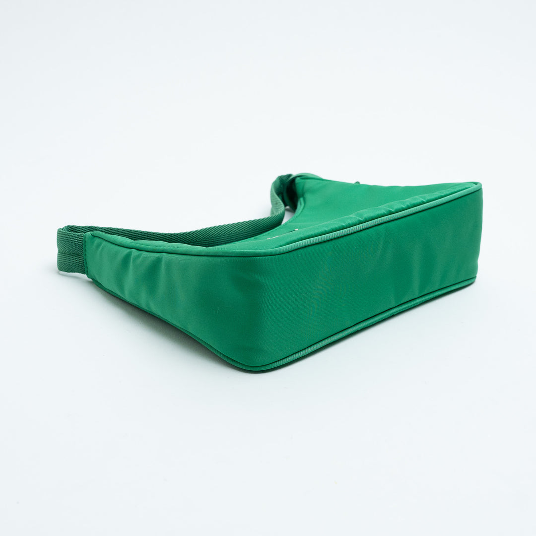 Prada Re-Edition 2000 Mini Green Hobo Bag
