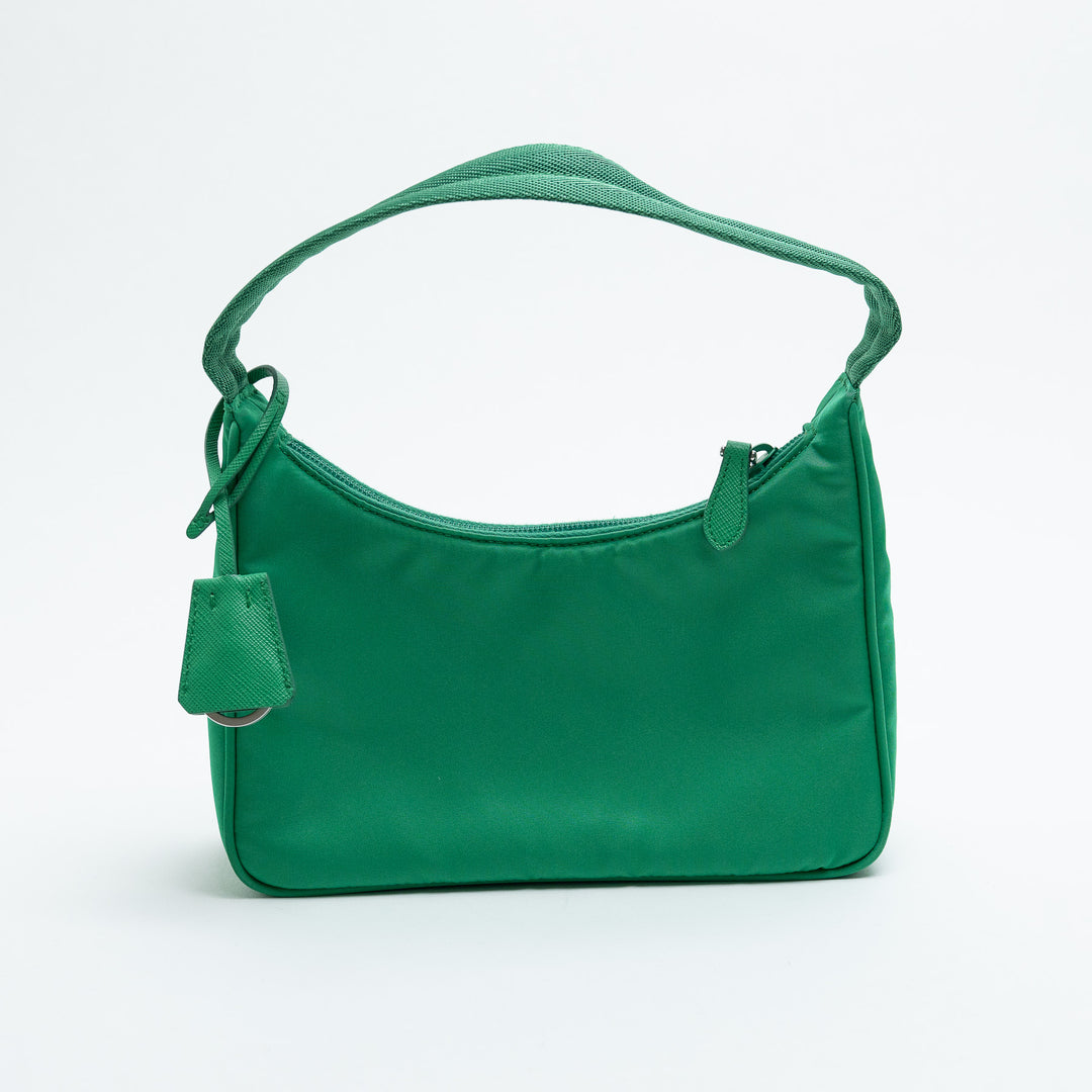 Prada Re-Edition 2000 Mini Green Hobo Bag