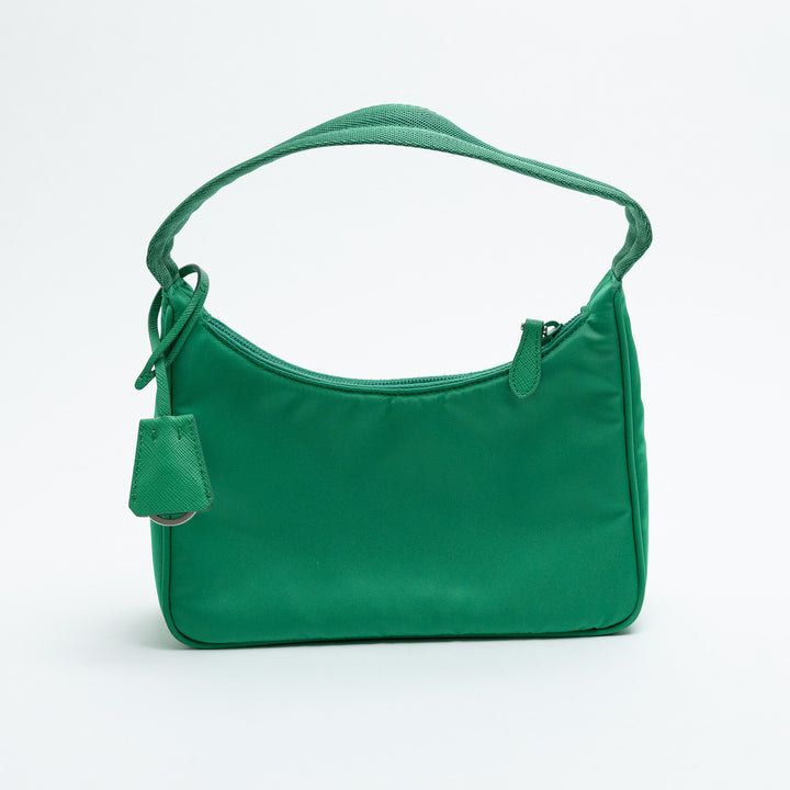 Prada Re-Edition 2000 Mini Green Hobo Bag