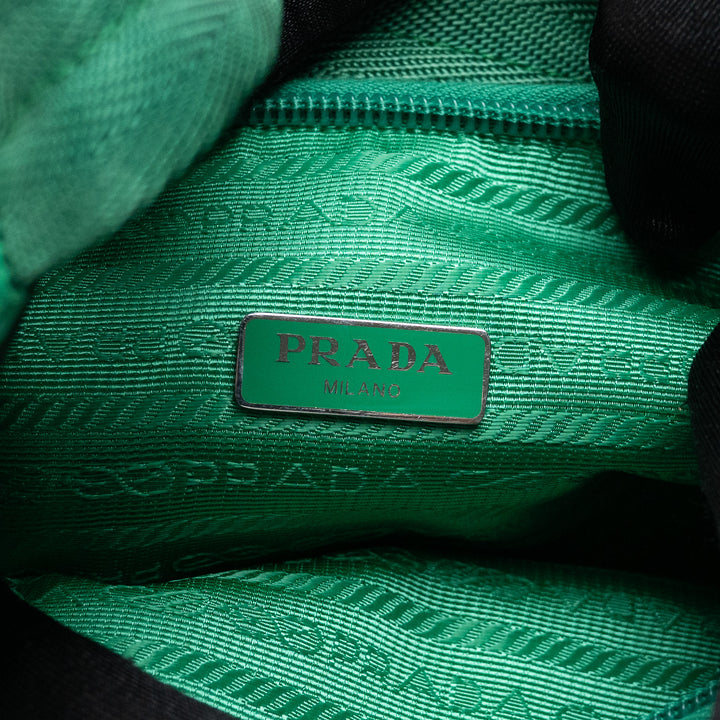Prada Re-Edition 2000 Mini Green Hobo Bag