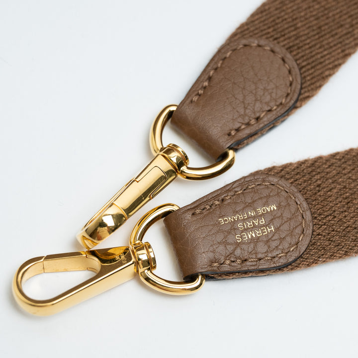 Hermes Alezan Clemence Leather Mini Evelyne 16