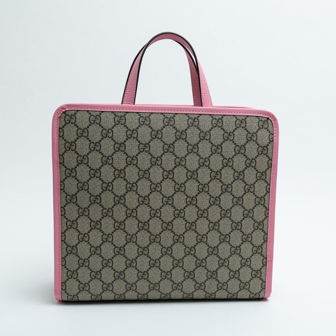 Gucci GG Supreme Canvas 3D Children's Strawberry Tote