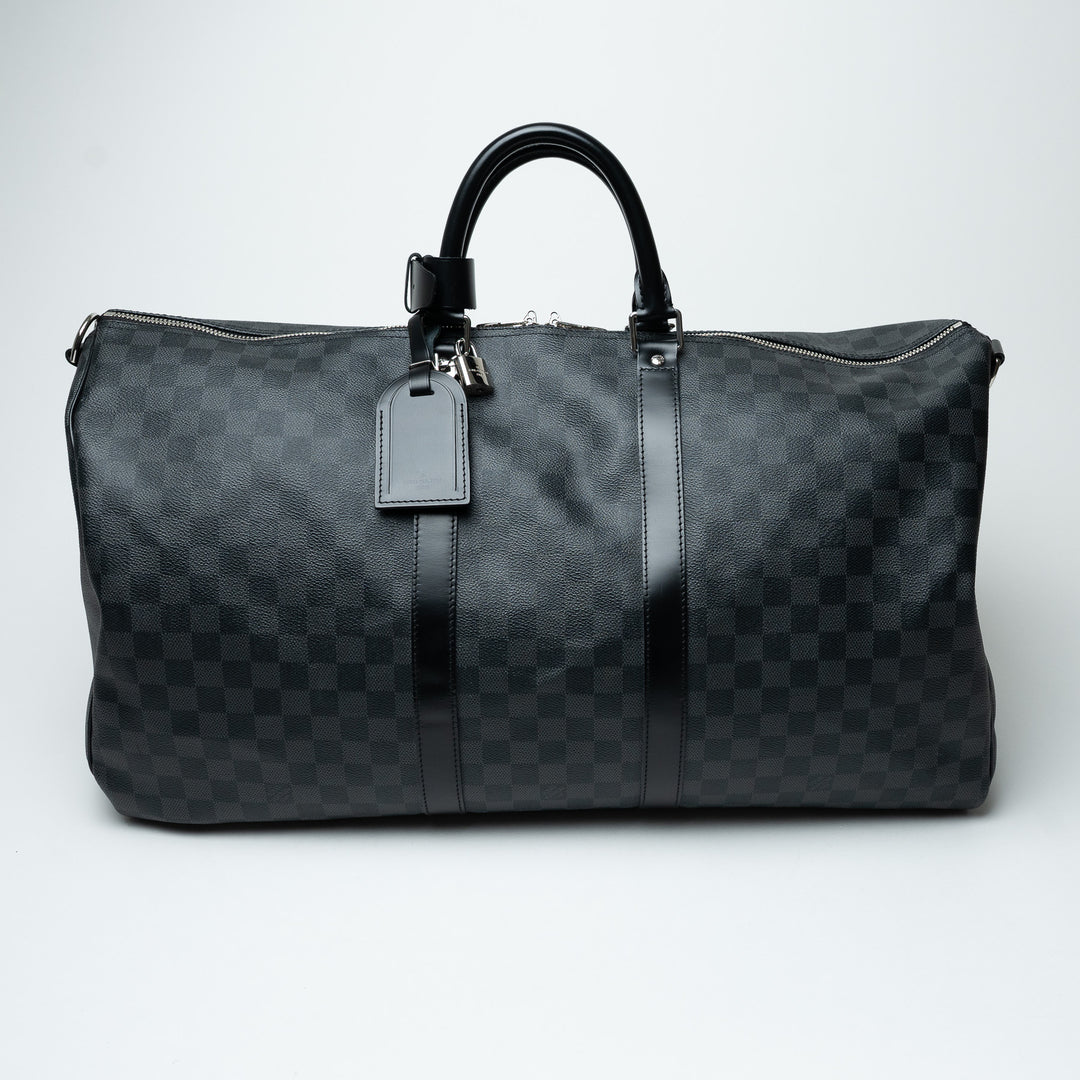 Louis Vuitton Bandoulière Damier Graphite Keepall 55