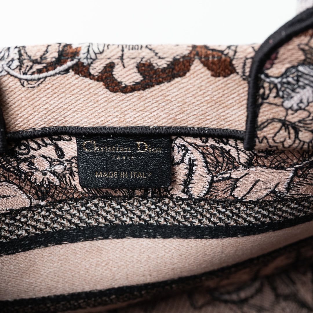 Dior Blush Pink Medium Dioriviera Toile de Jouy Book Tote