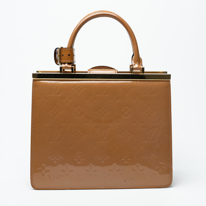 Louis Vuitton Tan Monogram Vernis Leather Déesse Handbag