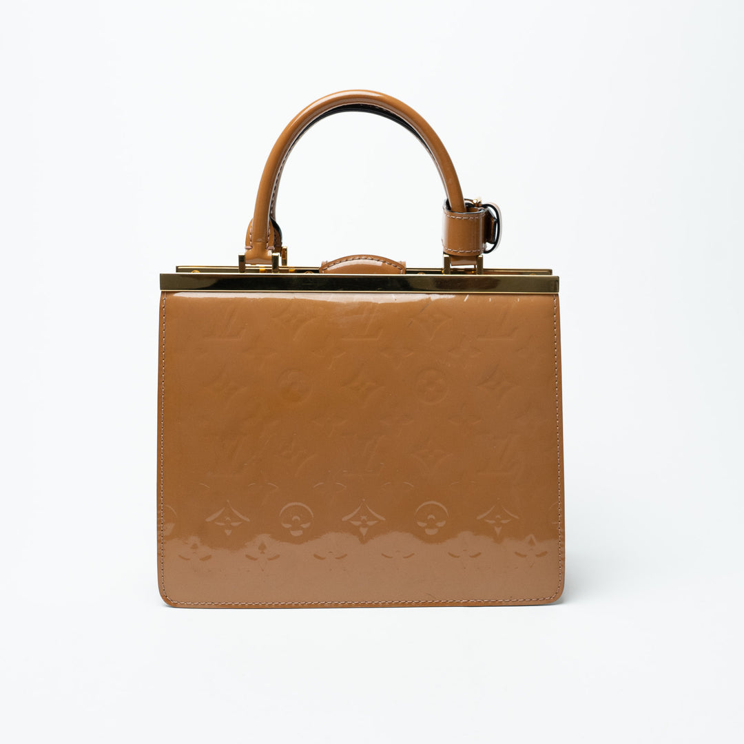Louis Vuitton Tan Monogram Vernis Leather Déesse Handbag