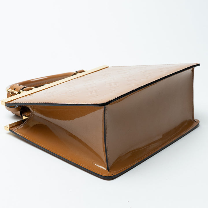 Louis Vuitton Tan Monogram Vernis Leather Déesse Handbag