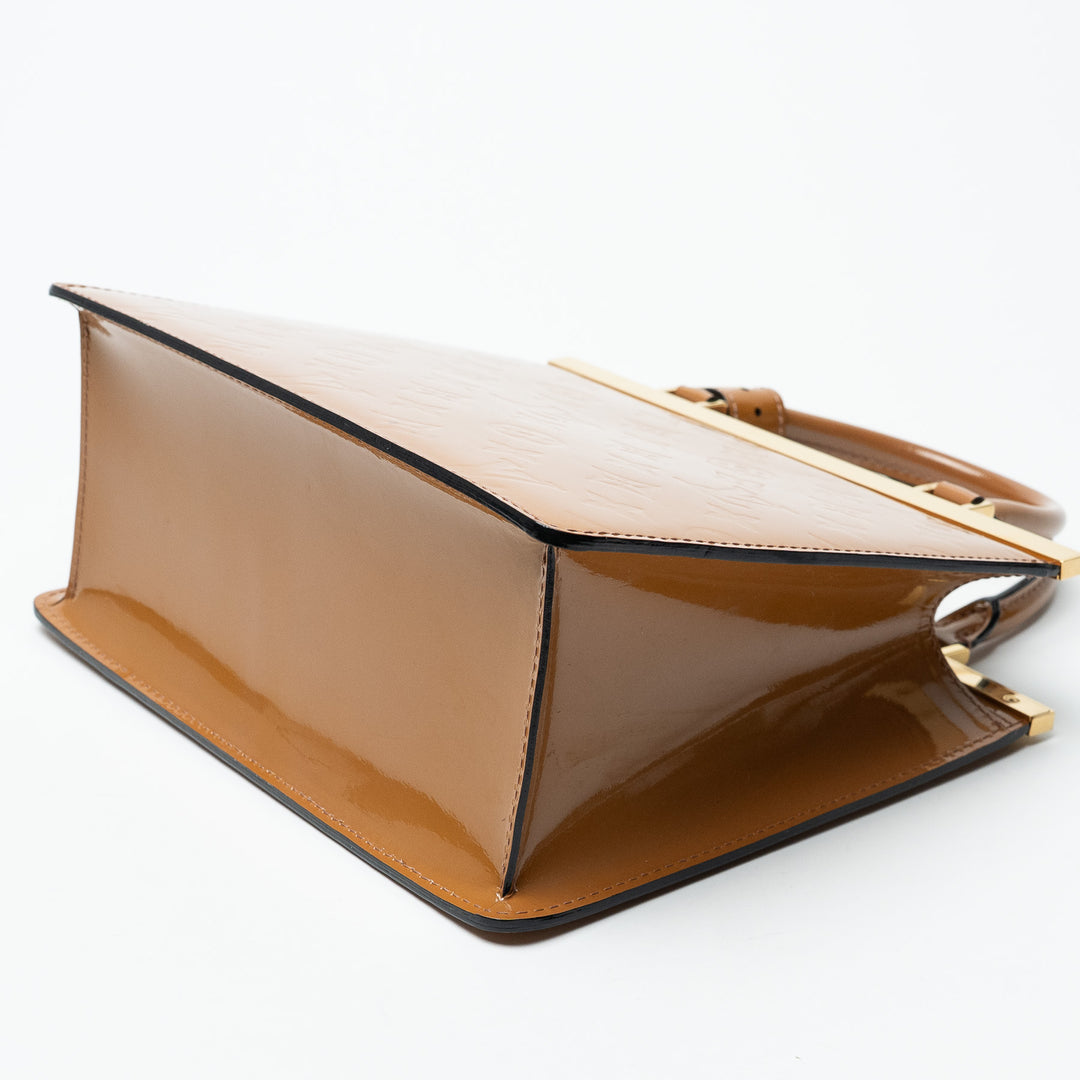 Louis Vuitton Tan Monogram Vernis Leather Déesse Handbag