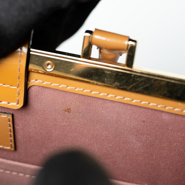 Louis Vuitton Tan Monogram Vernis Leather Déesse Handbag