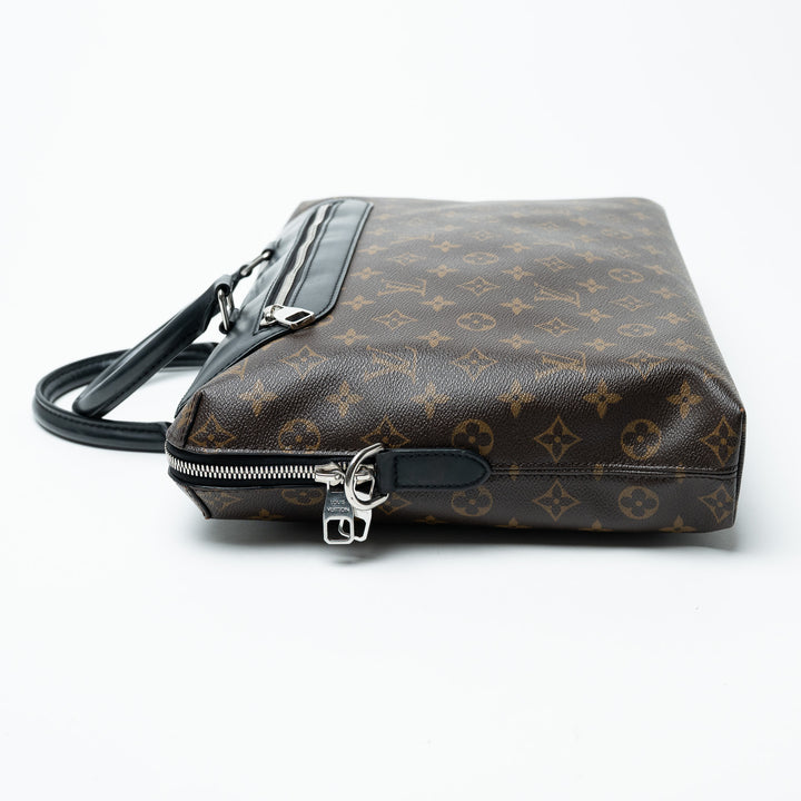Louis Vuitton Monogram Macassar Canvas Porte-Documents Jour Bag