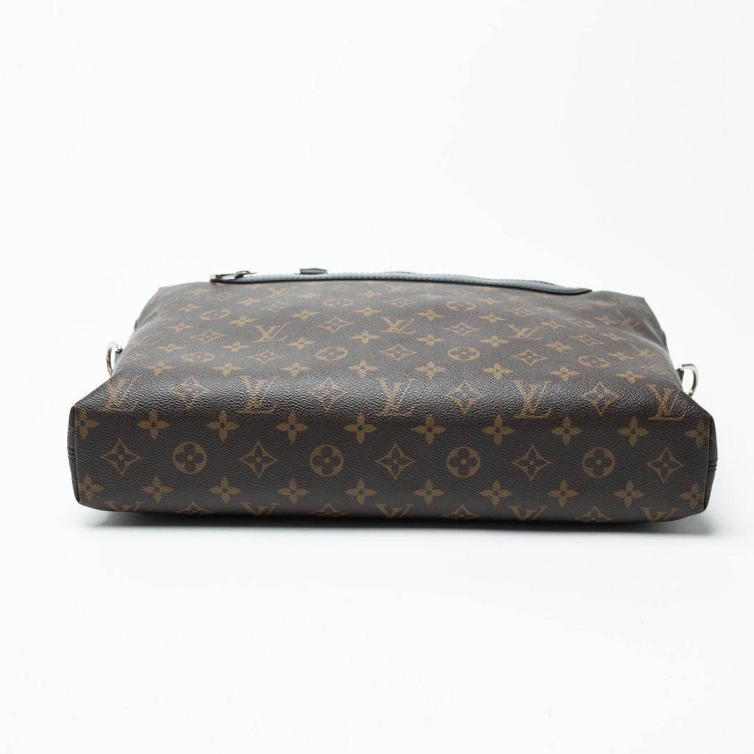 Louis Vuitton Monogram Macassar Canvas Porte-Documents Jour Bag