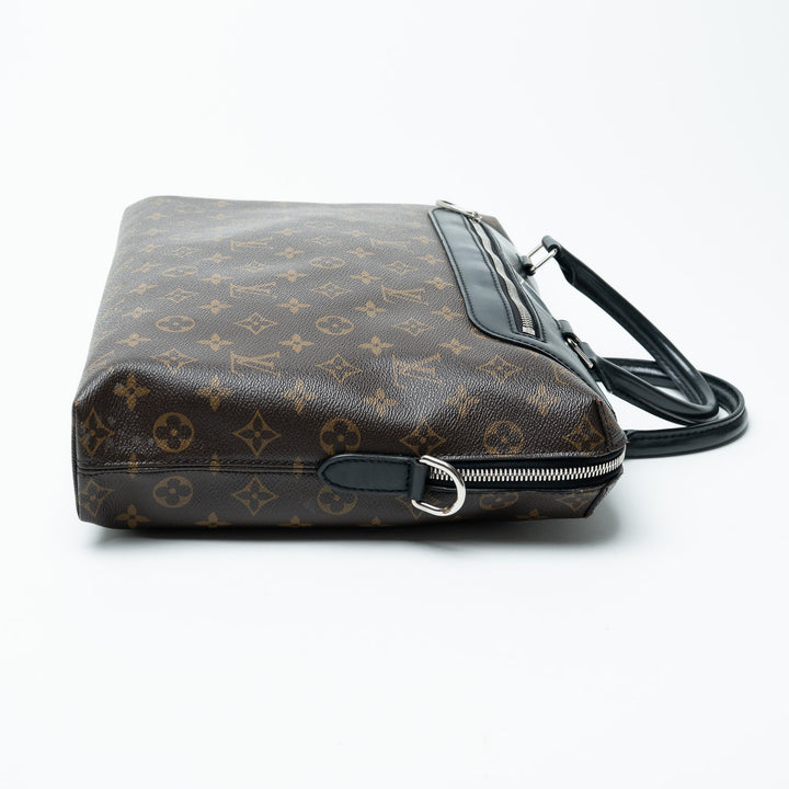 Louis Vuitton Monogram Macassar Canvas Porte-Documents Jour Bag