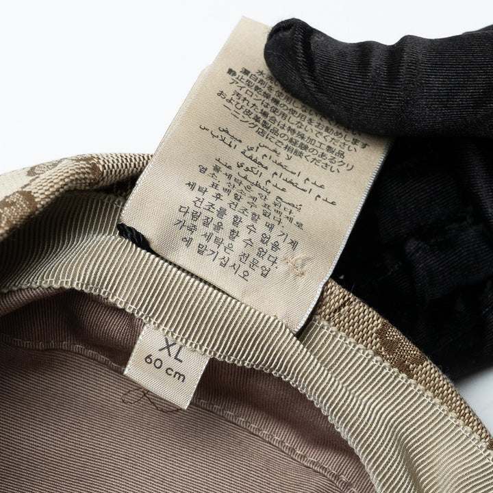Gucci Monogram "Eschatology" Newsboy Flatcap Hat Size XL