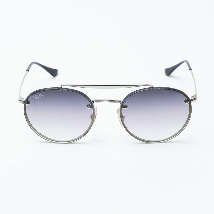 Ray-Ban Round Frame Silver-Tone Sunglasses